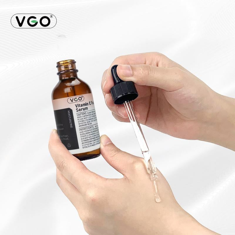 【VGO Snail Mucin 92% Moisturizer and Vitamin C Facial Serum Essence30Ml /60Ml】Reduces Facial Fine Lines Hydration and Nourishment for Radiant Skin Hydrating Skin Care Set Moisture Moisturizing Cream Gentle Hyaluronic Comfort Resh Cream Philosophy