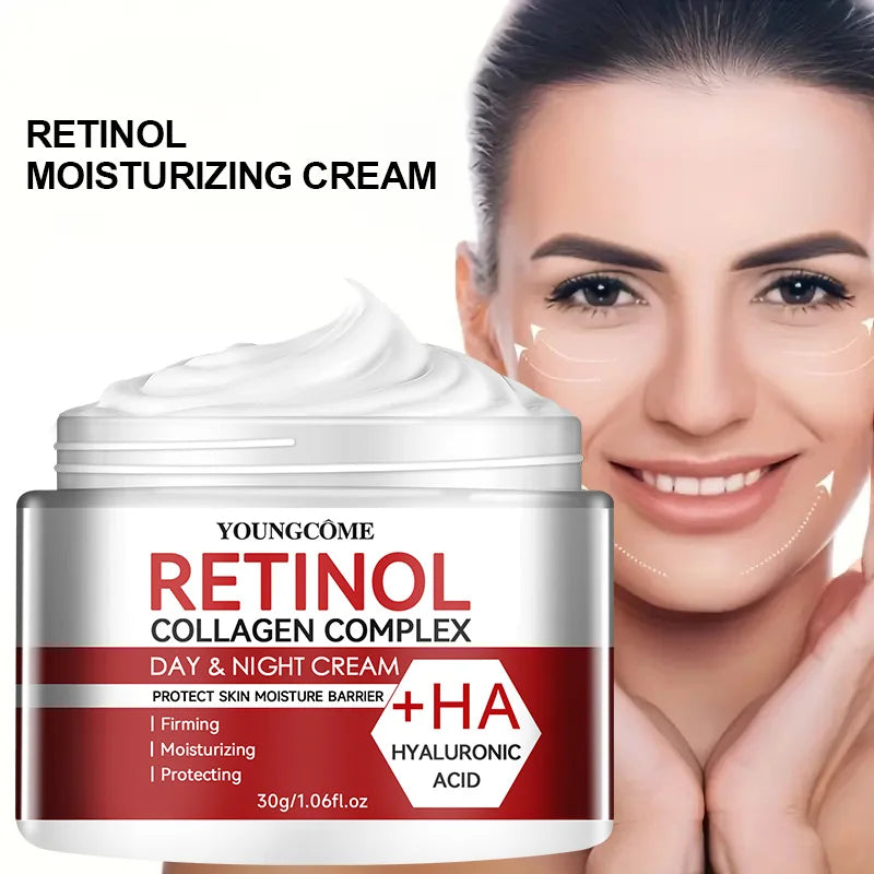 Hidratante de colágeno y retinol