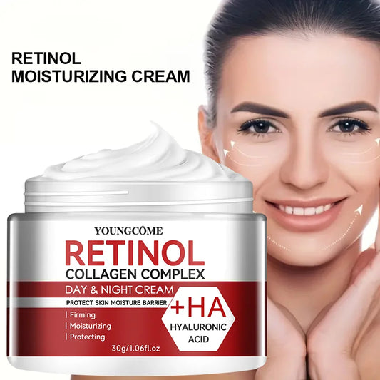 Hidratante de colágeno y retinol