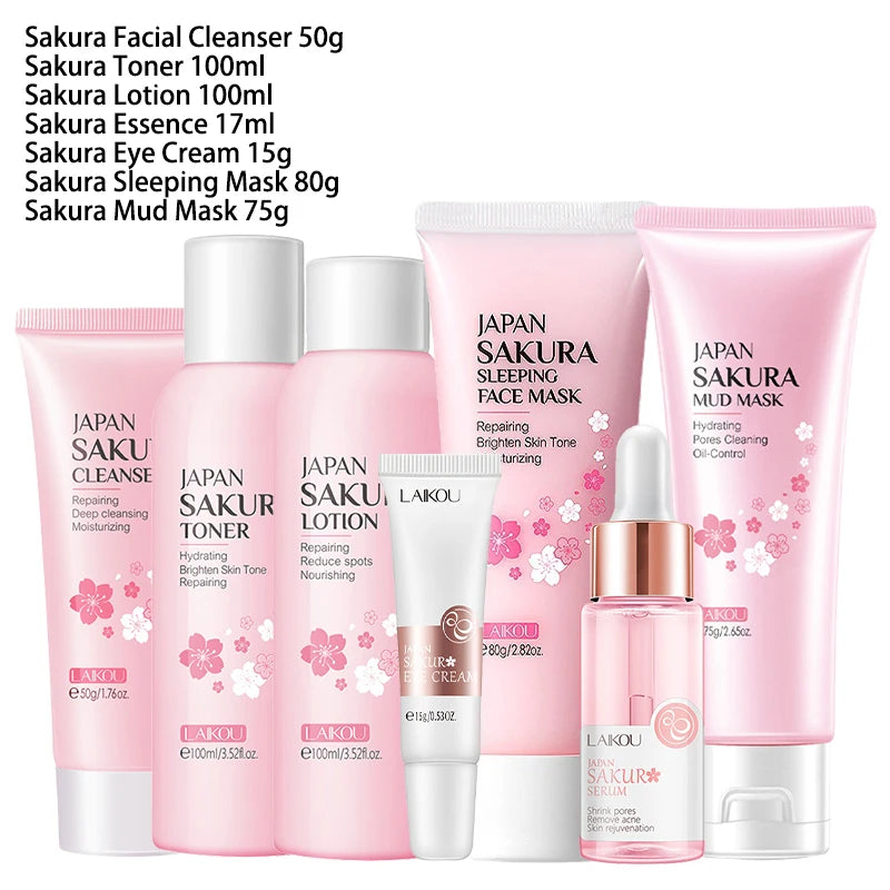 Sakura-Kit de produits pour le visage