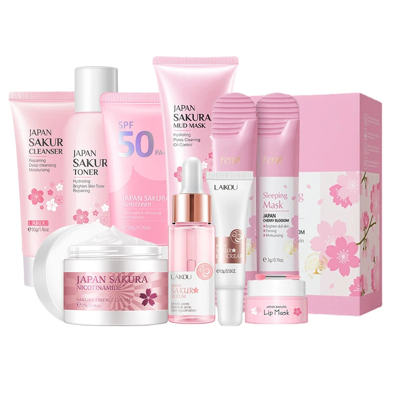 Sakura-Kit de produits pour le visage