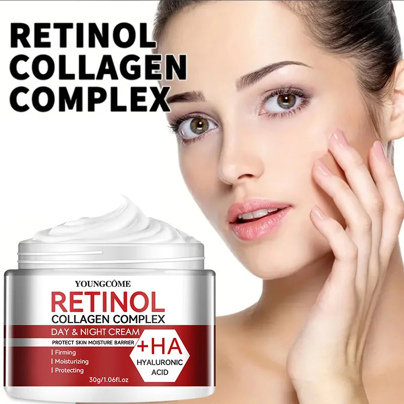 Hidratante de colágeno y retinol