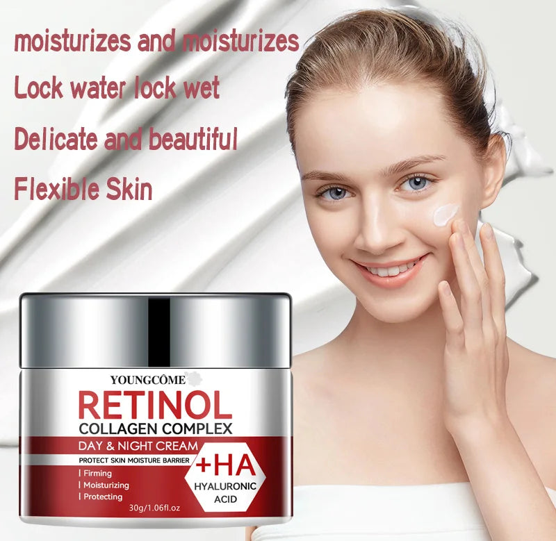 Hidratante de colágeno y retinol