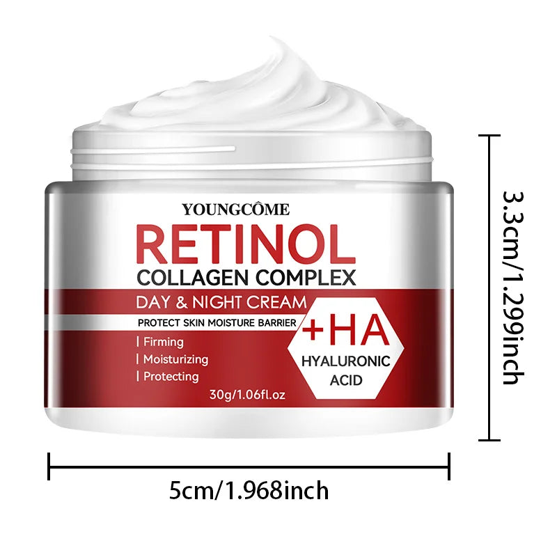 Hidratante de colágeno y retinol