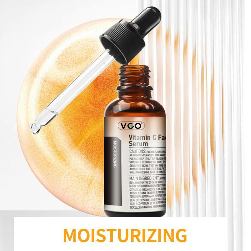 【VGO Snail Mucin 92% Moisturizer and Vitamin C Facial Serum Essence30Ml /60Ml】Reduces Facial Fine Lines Hydration and Nourishment for Radiant Skin Hydrating Skin Care Set Moisture Moisturizing Cream Gentle Hyaluronic Comfort Resh Cream Philosophy